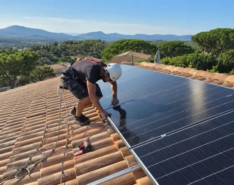 Installateur panneaux solaires Courchelettes — pose photovoltaïque sur toiture